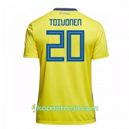 Billiga Fotbollströjor Sverige Toivonen 20 WM 2018 Hemma tröja